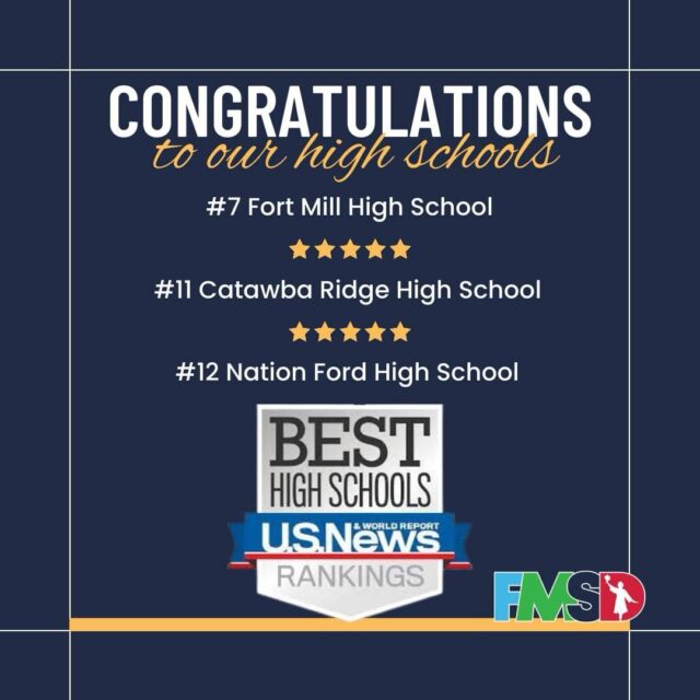 Fort Mill High Schools Shine in Latest Rankings Tega Cay Sun