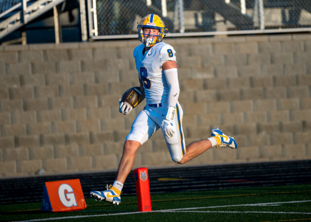 Tanner Mays scored two touchdowns on the night against Ballantyne Ridge.