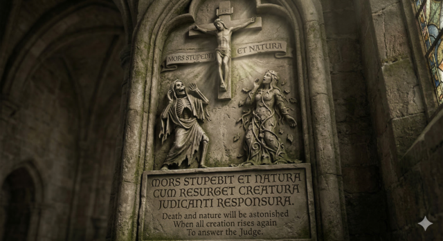 Mors Stupedit et Natura  (Death and nature will be astonished)