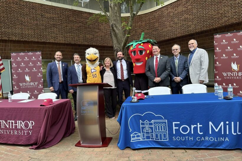 Mayor Savage and Representative Martin Announce Winthrop University Is Coming to Fort Mill